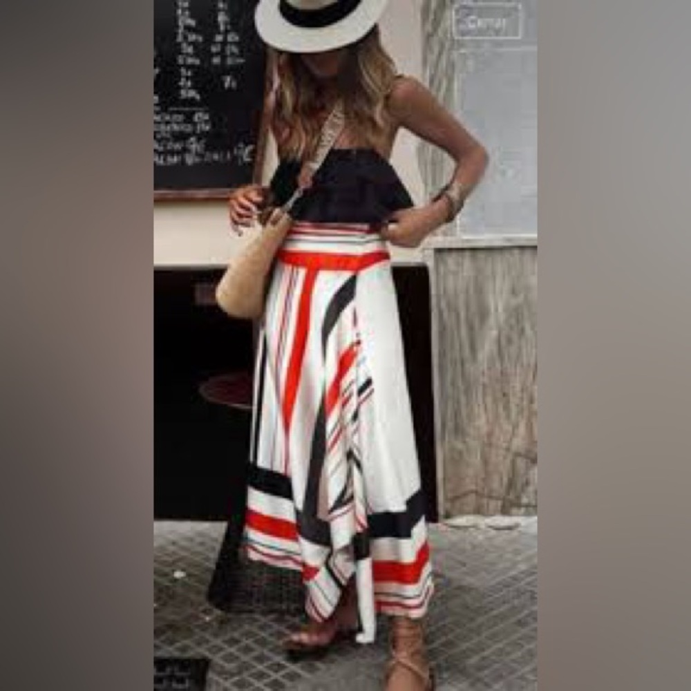 Zara Multicolor Maxi Skirt